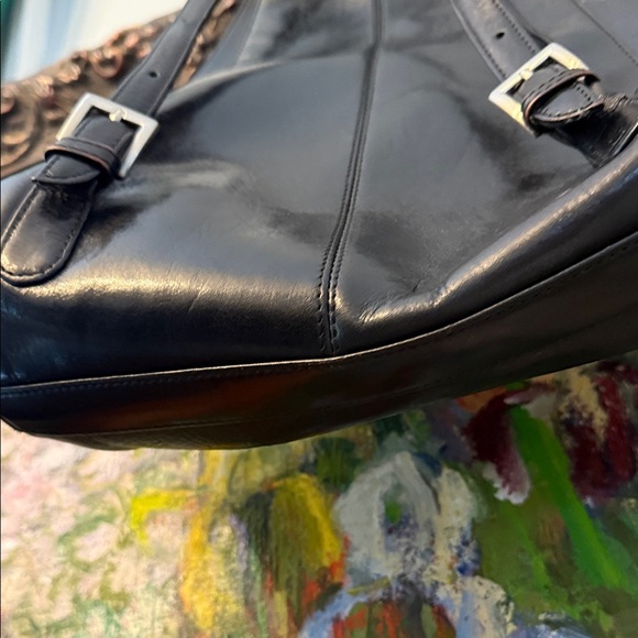 HOBO Black Leather Shoulder sling back/shoulder bag - Picture 10 of 16